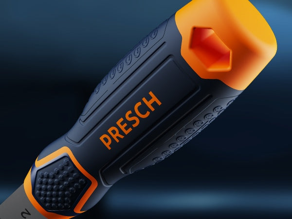 Presch Rundfeile mit ergonomischem Griff für Metallbearbeitung und Feinmechanik