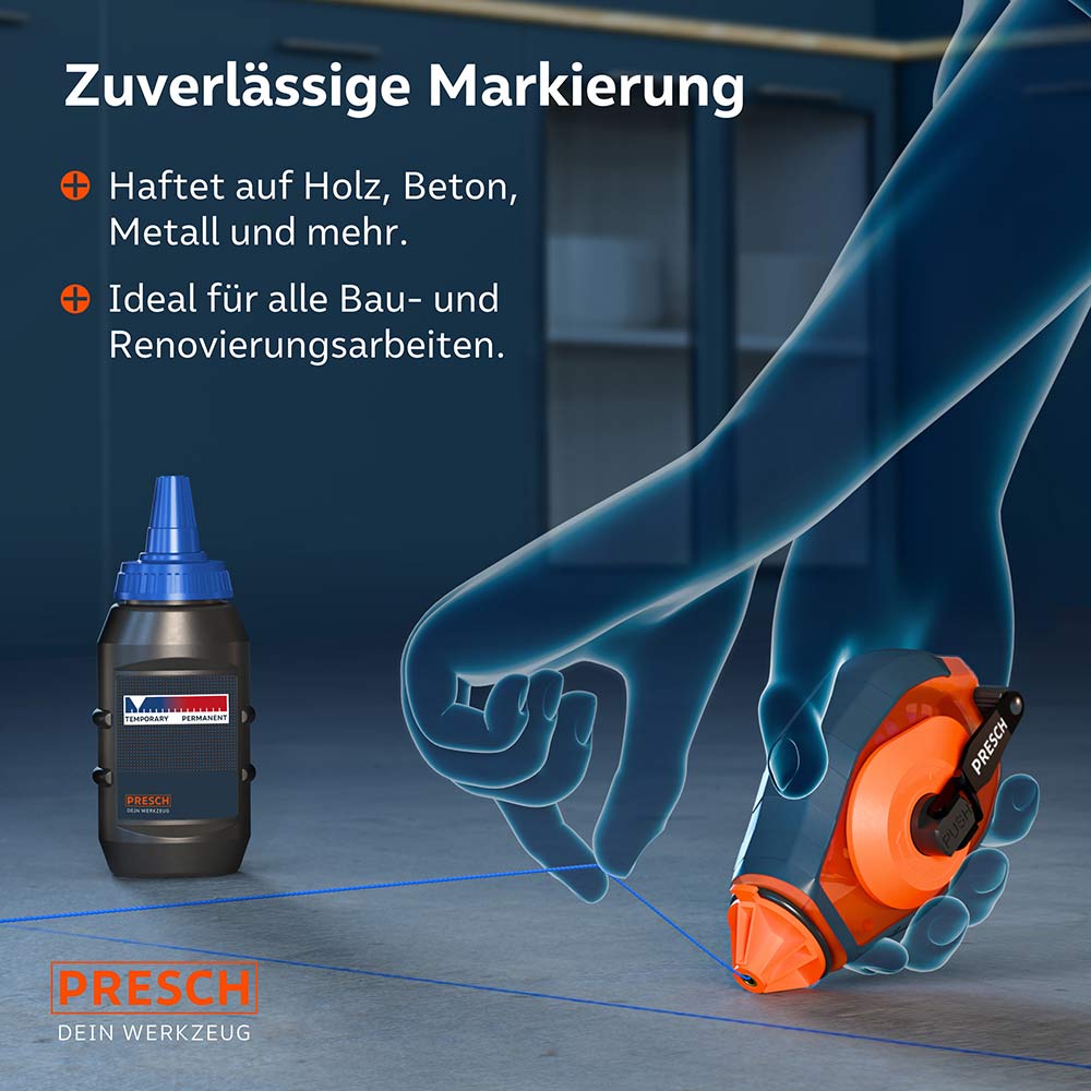 Schlagschnurkreide blau