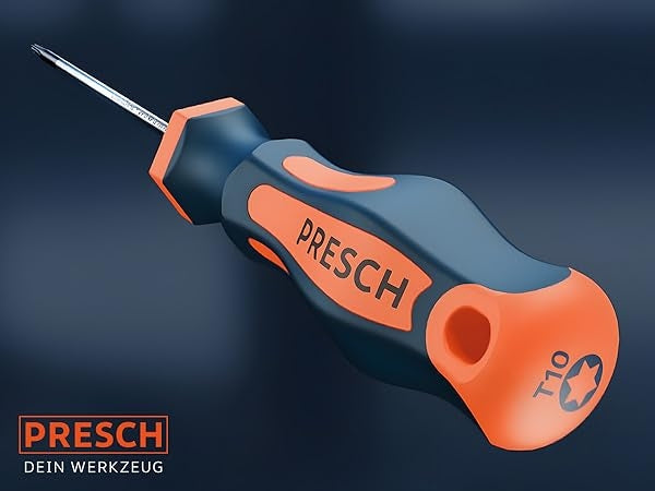 PRESCH Schraubendreher Set T10 Präzisionswerkzeug