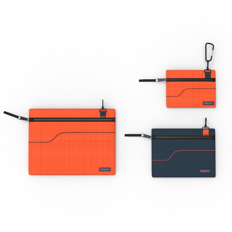 PRESCH kleine Materialtasche Set mit Reißverschluss für Werkzeug und Zubehör in verschiedenen Größen