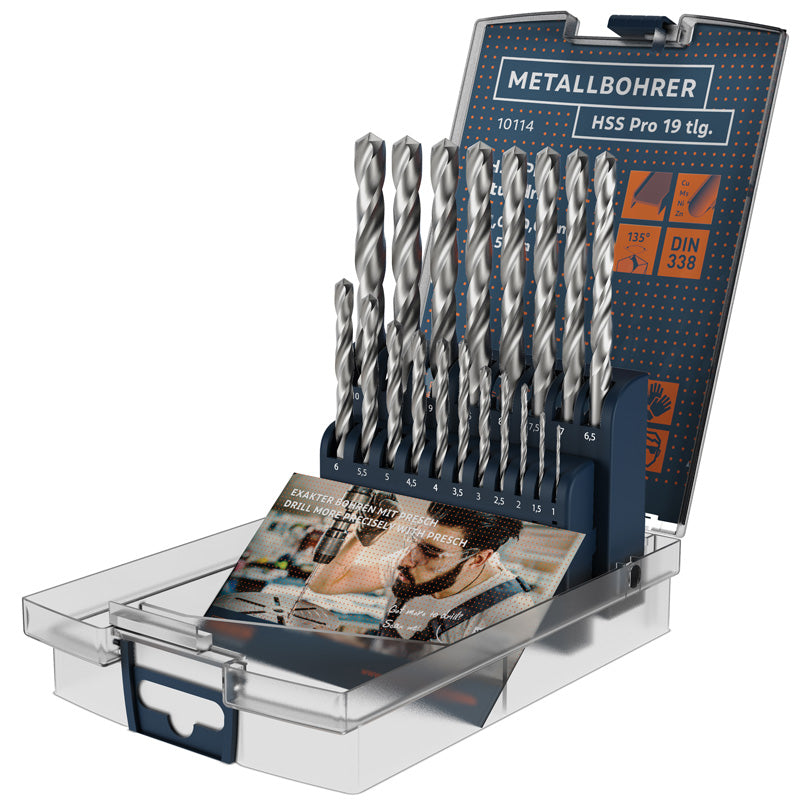 Metallbohrer Set HSS-G Pro