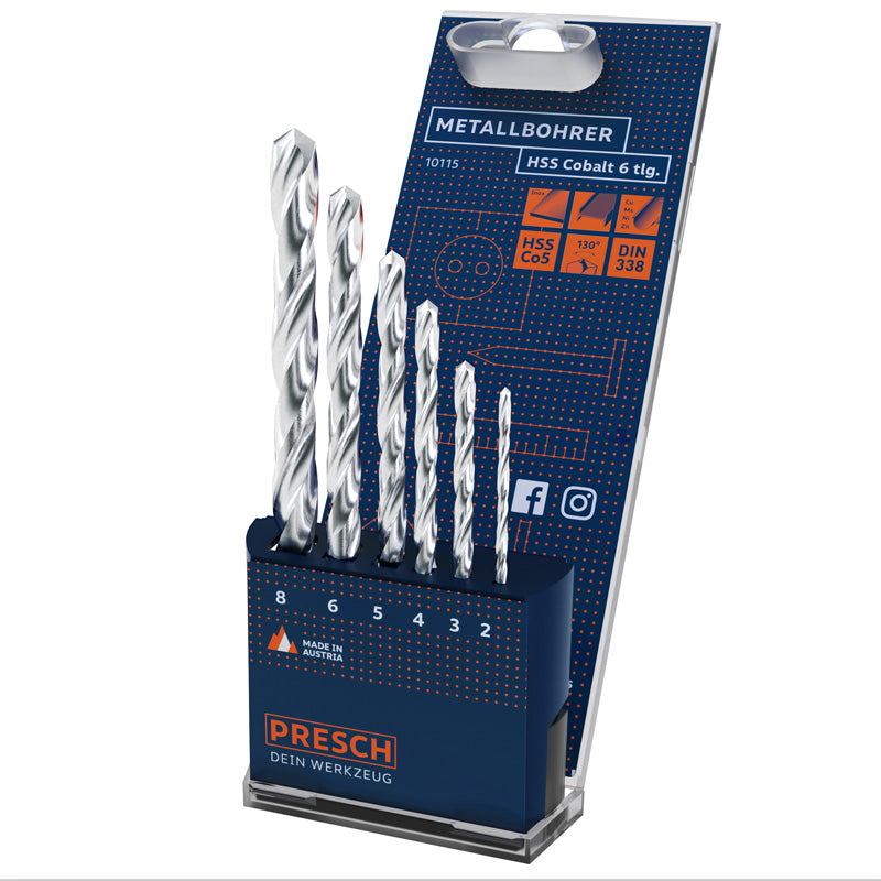 Metallbohrer Set HSS-E Cobalt