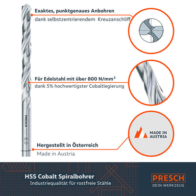 Metallbohrer Set HSS-E Cobalt