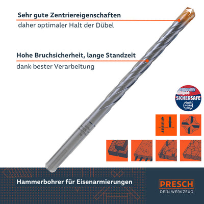 SDS-plus Hammerbohrer Set X4