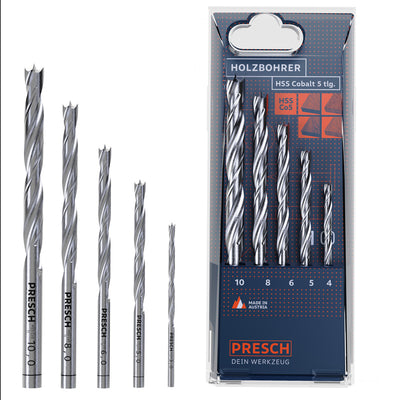 Holzbohrer Set HSS-E Cobalt