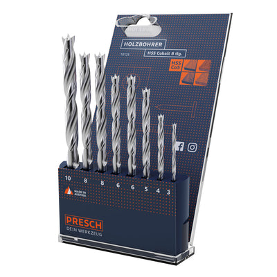 Holzbohrer Set HSS-E Cobalt