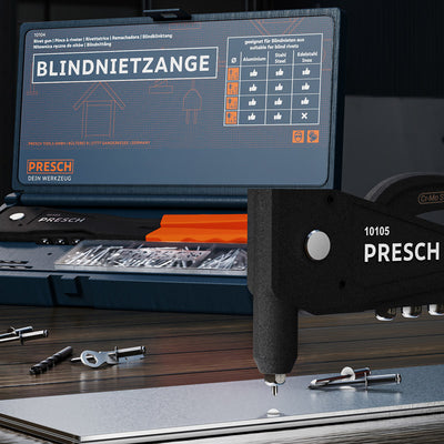 Blindnietzange Set mit Koffer