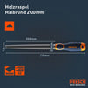 Holzraspel Halbrund 200mm