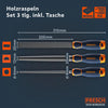 Holzraspel Set 3tlg.
