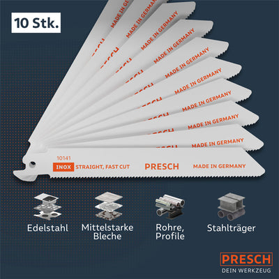 Säbelsägeblatt Metall 130mm Edelstahl