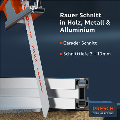 Säbelsägeblatt Universal Metall und Holz 210mm