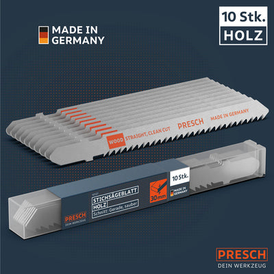 Stichsägeblätter Holz - sauber, gerade