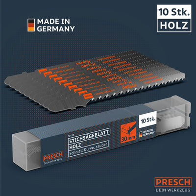 Stichsägeblätter Holz - sauber, Kurvenschnitt