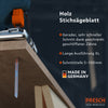 PRESCH Stichsägeblätter für Holz mit präzisem Schnitt und langer Ausführung XL, Qualitätswerkzeug Made in Germany.