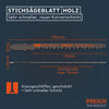 Stichsägeblätter Holz - schneller, Kurvenschnitt