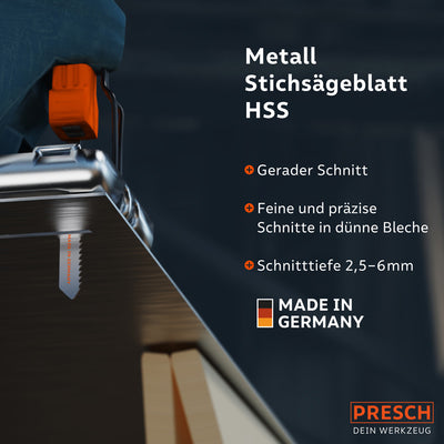 Stichsägeblätter Metall - Mittelstarke Bleche