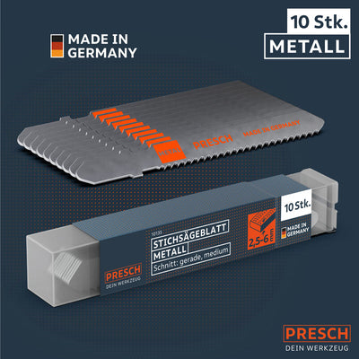 Stichsägeblätter Metall - Mittelstarke Bleche